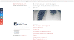 Desktop Screenshot of derramepleural.com